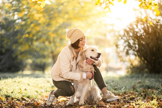 Girl with Dog – Free Stock Photo for Download