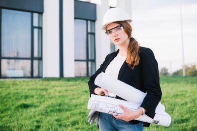 Builder Woman with Papers – Free Stock Photo, Download Free