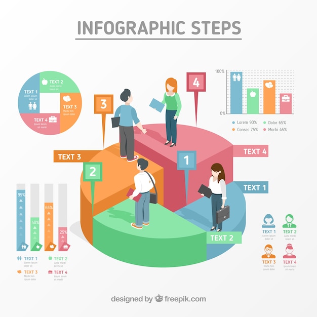 Infographic Steps Template – Free Download