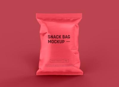 Snack Bag Mockup – Free Download, Free Stock Photo