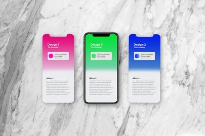 Smartphone Page App Mockup – Free Download