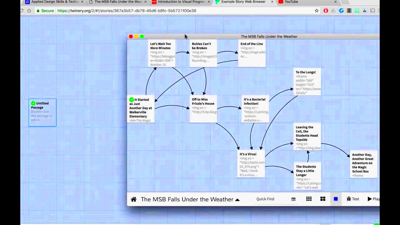 Creative Story Telling with Twine Using a Web Browser  YouTube