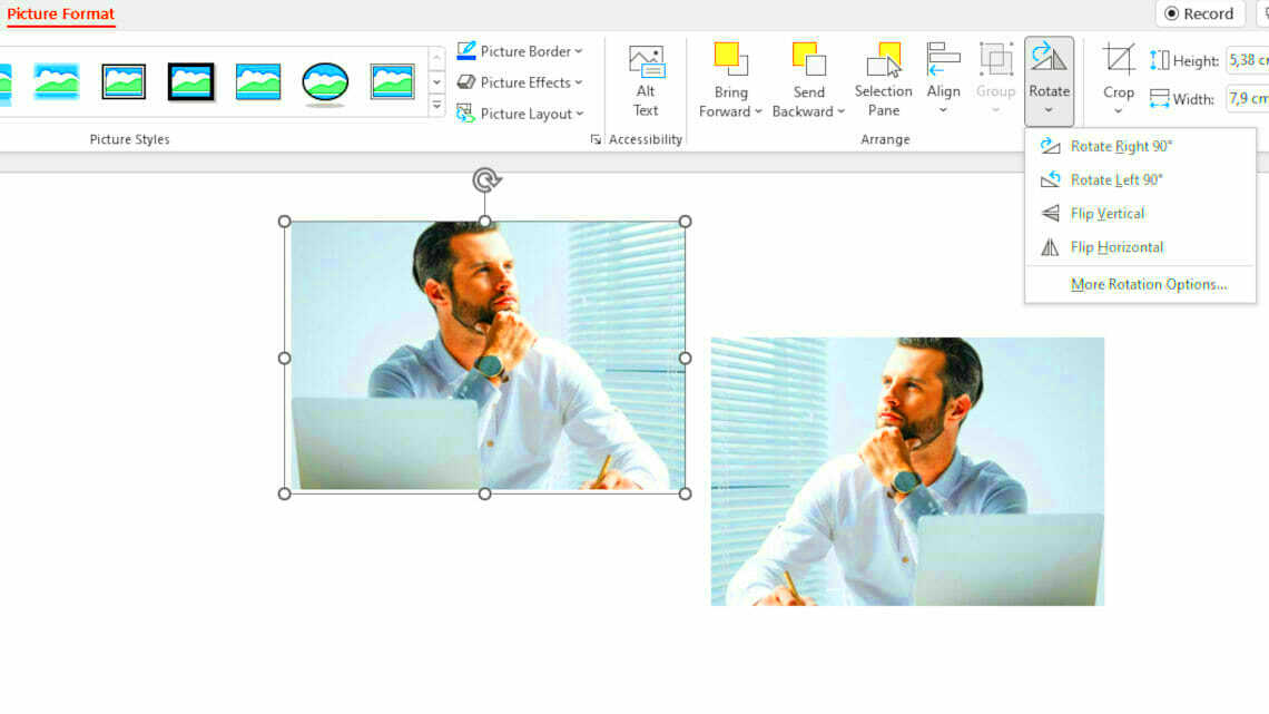 How To Mirror Picture In Powerpoint