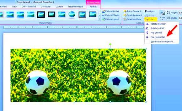 How to Mirror an Image in PowerPoint Very Easy Way