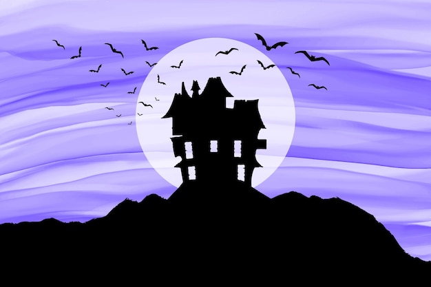 Watercolor Halloween Background – Free Download