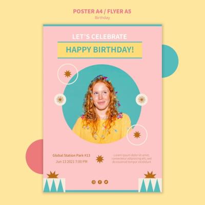 Birthday Celebration Flyer Template – Free Download