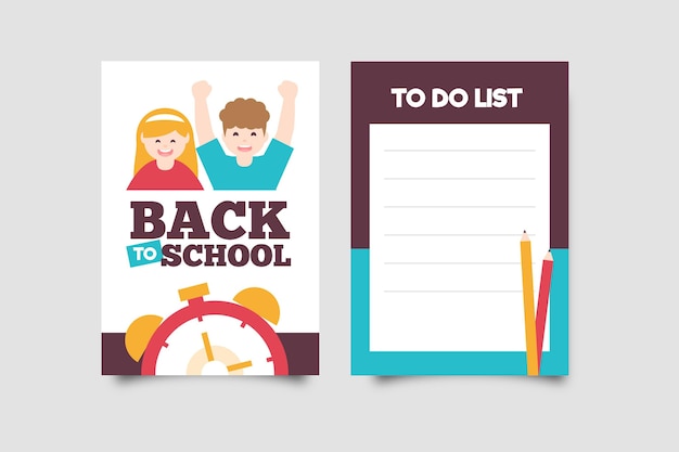 Back to School Card Template – Free Download