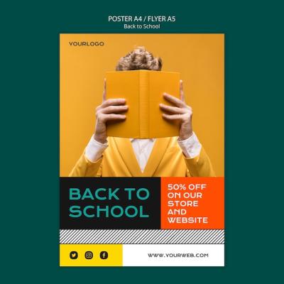 Back to School Poster Template – Free Download for Creative Projects