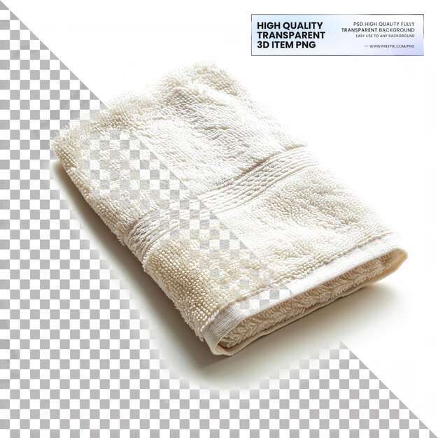 Face Towel Small Towel for Drying the Face on Transparent Background – Free Stock Photo Download