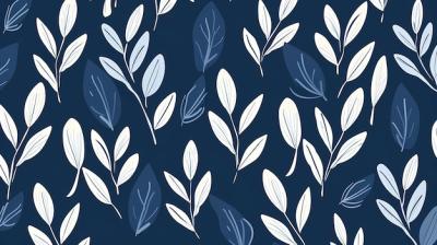 Seamless Leaf Pattern Background – Free Download