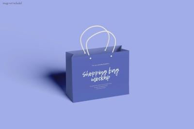 Stylish Shopping Bag Mockup for Creative Projects – Free Download