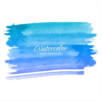 Modern Blue Watercolor Background – Free Download