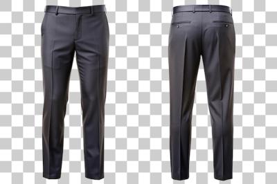 3D Rendering Mockup Templates for Black Suit Pants Artwork Graphic Design – Free Download