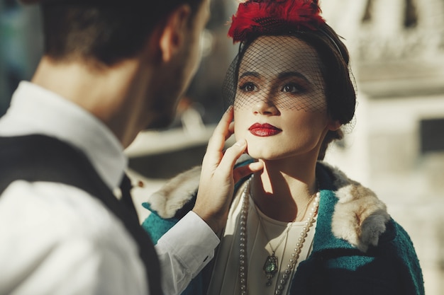 Beautiful Woman in 30s Fashion Gazes Lovingly at Her Partner – Free Stock Photo, Download for Free