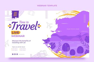 Flat Design Travel Webinar – Free to Download