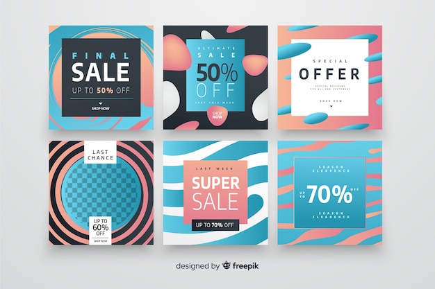 Promotion Square Banner Collection – Free Download