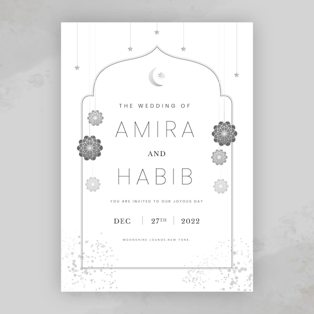 Wedding Invitation Card Design – Free Download, Download Free Stock Photo