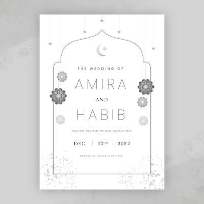 Wedding Invitation Card Design – Free Download, Download Free Stock Photo