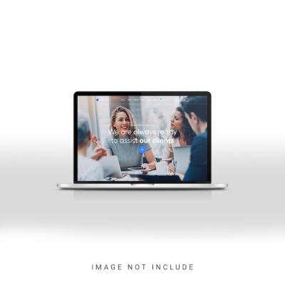 Front View of Laptop Display Mockup – Free Download