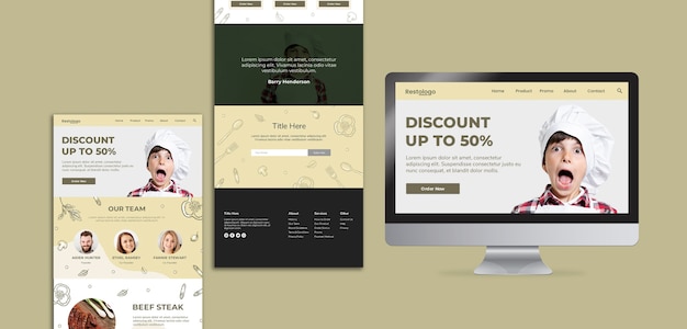 Restaurant Web Template – Free Download