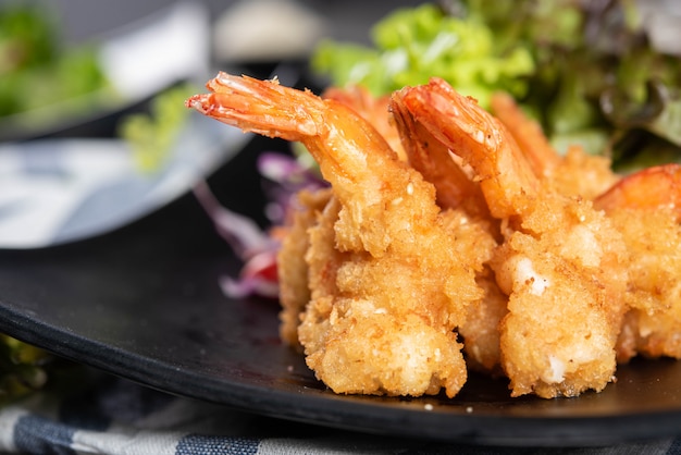 Crispy Shrimp with Salad – Free Stock Photo, Download Free