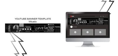 Music Festival YouTube Banner Template – Free to Download