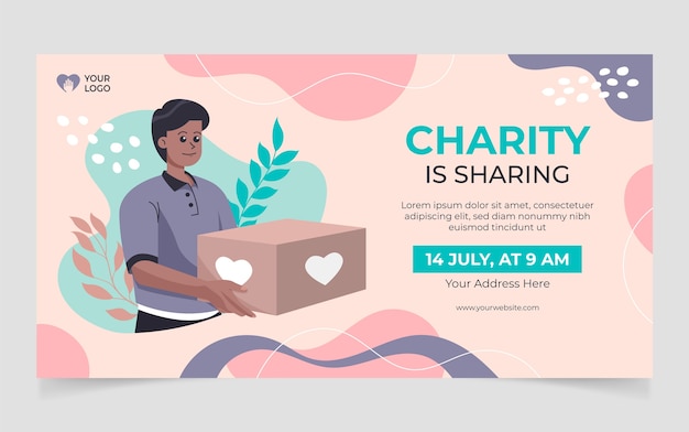 Charity Event Facebook Post Template – Free Download