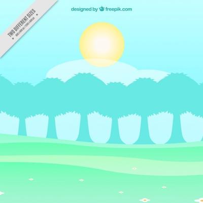 Bright Landscape Background – Free Stock Photo for Download