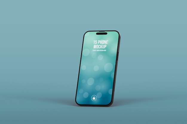 Phone Mockup – Top View for Free Download