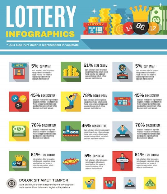 Lottery Infographics Set – Free Stock Photo Download