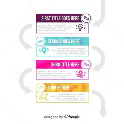 Infographic Template Featuring Timeline Concept – Free Download