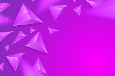 Vivid Colors 3D Triangles Background – Free Stock Photo, Download for Free