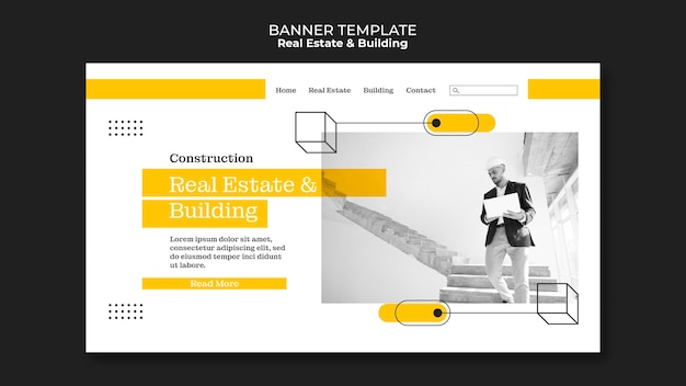 Real Estate and Building Template Design – Free Download