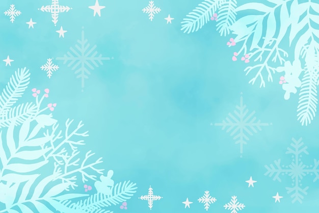 Watercolor Winter Background – Free Stock Photo for Download