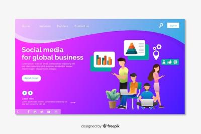 Digital Marketing Landing Page Template – Free Download