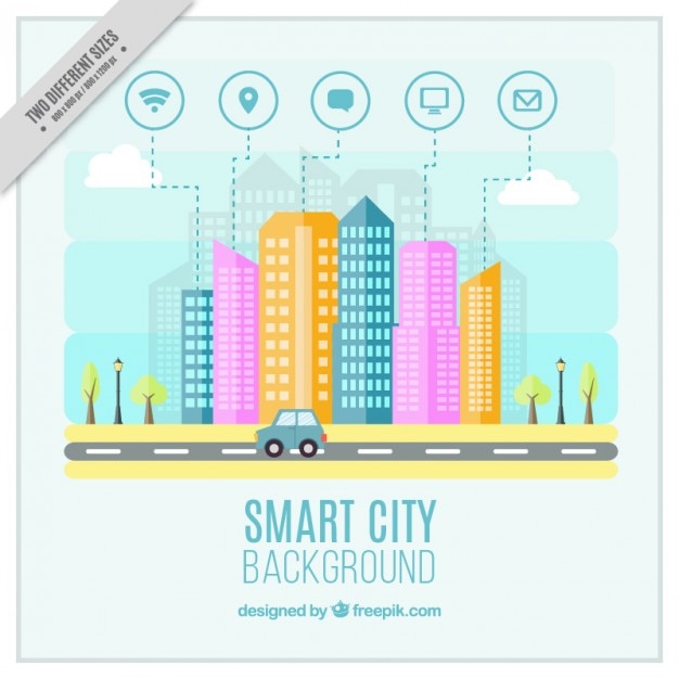 Smart City Background – Free Download, Free Stock Photo