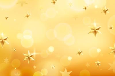 Stunning Gradient Yellow Star Background – Free Download