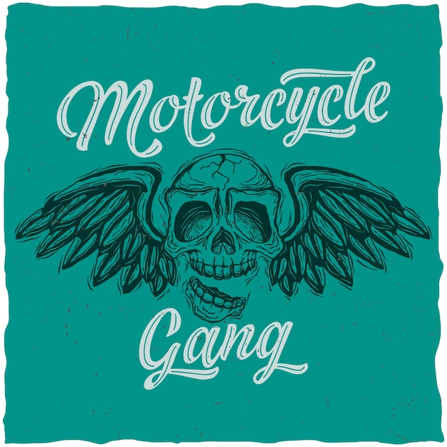 Motorcycle Gang Poster – Free Download for Eye-Catching Designs