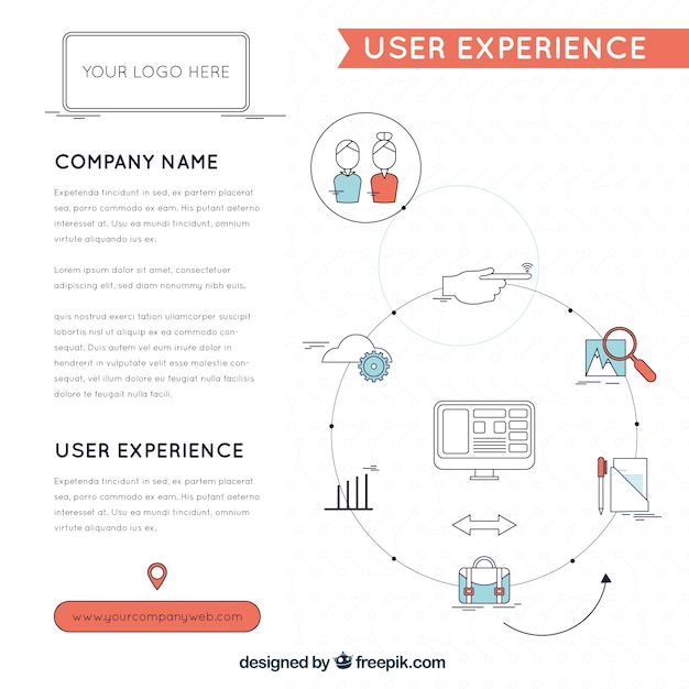 Hand Drawn User Experience Infographic – Free Download