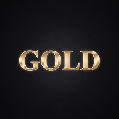 Gold 3D Text and Text Style Effect – Free Download