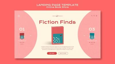 Online Book Store Web Template – Free to Download