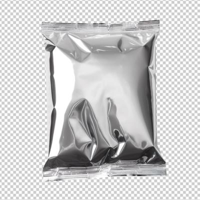 Foil Plastic Bag Isolated on Transparent Background – Free Stock Photo for Download