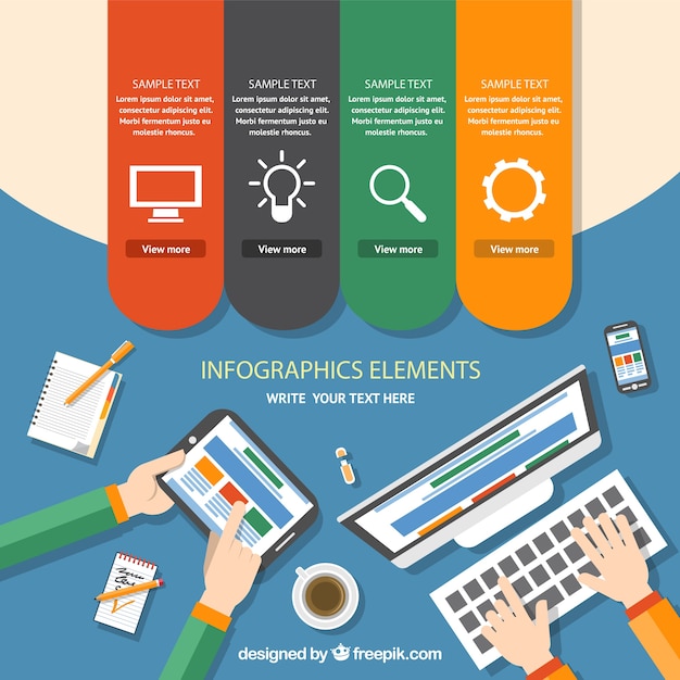 Workspace Infographic – Free Download