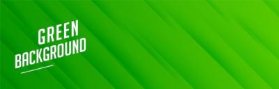 Diagonal Stripes Pattern Green Banner – Free Download