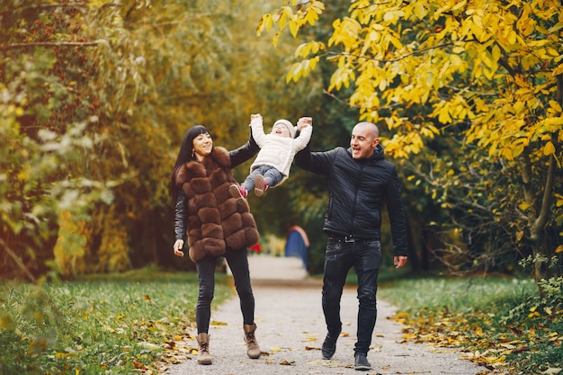 Family Enjoying a Day in an Autumn Park – Free Stock Photo, Download for Free