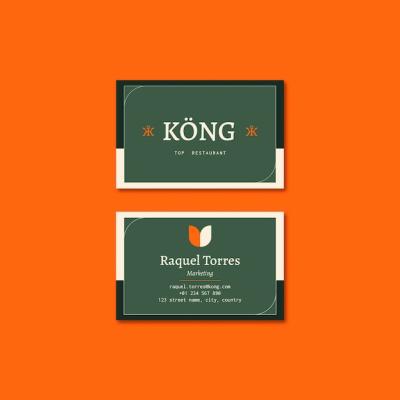 Delicious Food Restaurant Business Card Template – Free Download