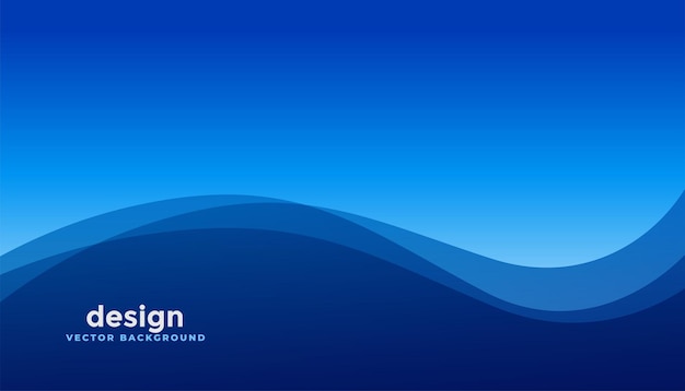 Blue Wave Background for Business Presentation – Free Download