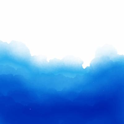 Blue Watercolor Background with Space – Free Download