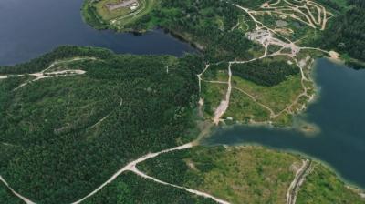 Aerial View of a Serene Lake – Free Stock Photo for Download