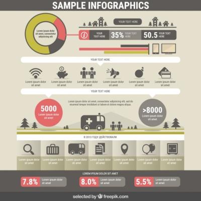 Modern Infographic Vector Template – Free Download